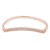 Rose-Gold-Plated-With-Clear-CZ-Cubic-Zirconia-Wave-Bangle-Bracelets-Rose Gold