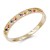Gold-Plated-With-Multi-Color-CZ-Hinged-Bangles-Gold Multi-color