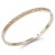 Gold-Plated-With-Clear-CZ-Bangle-Gold