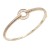 Gold-Plated-With-Clear-CZ-Bangle-Bracelet-Gold