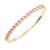 Gold-Plated-With-Pink-Color-CZ-Bangle-Bracelets-Gold Pink