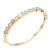 Gold-Plated-Clear--CZ-Bangle-Bracelets-Gold