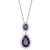 Rhodium-Plated-with-Purple-Cubic-Zirconia-Necklaces-Purple