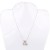 Three-Tone-Plated-With-CZ-Butterfly-Necklace-3 Tones