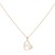 Gold-Plated-With-Pearl-CZ-Pendant-Necklace.-16"+2"-Gold