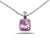 Rhodium-Plated-with-Pink-Cubic-Zirconia-Necklaces-Pink