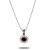 Rhodium-Plated-Necklaces-with-Black-CZ-Black