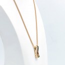 Gold Plated with Multi-Color Cubic Zirconia Necklaces