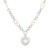 2-Tone-Plated-With-Clear-CZ-Necklaces-Clear