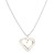 Two-Tone-Plated-Heart--necklaces-2 Tones