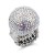 Rhodium-Plated-with-Clear-AB-Crystal-Snow-Ball-Stretch-Ring-Silver AB