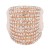 Rose-Gold-Plated-With-AB-11-Line-Crystal-Stretch-Rings-Rose Gold