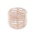 Rose-Gold-Plated-with-11-Line-Crystal-Stretch-Rings-Rose Gold