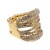 Gold-Plated-with-Rhinstone-Stretch-Ring-Gold