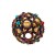 Gold-Plated-with-Multi-Color-Crystal-Stretch-Ring-Gold Multi-Color