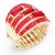 Gold-Plated-With-Light-Siam-Crystal-Stretch-Rings-Gold Red
