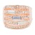 Rose-Gold-Plated-with-AB-Crystal-Stretch-Rings-Rose Gold AB