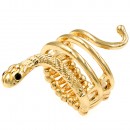 Gold Plated with Snake Stretch Rings