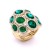Gold-Plated-With-Green-Stone-Stretch-Rings-Gold Green