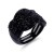 Jet-Black-Plated-with-Crystal-Stretch-Rings-Jet Black