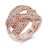 Rose-Gold-Plated-with-Peach-Crystal-Stretch-Ring-Peach