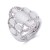 Rhodium-Plated-with-White-Crystal-Flower-Adjustable-Stretch-Ring-Rhodium White