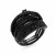 Jet-Plated-With-Hematite-Stone-Stretch-Ring-Jet Black