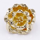 Gold Plated Flower Stretch Ring