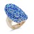 Gold-Plated-With-Blue-AB-Crystal-Stretch-Ring-Gold Blue AB