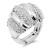 Unique-Fashion-Rhodium-Plated-with-Clear-Stone-Stretch-Ring-Rhodium