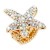 Gold-Plated-With-AB-Crystal-Starfish-Stretch-Ring-Gold AB