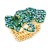 Gold-Plated-With-Green-AB-Crystal-Elephant-Stretch-Ring-Green AB