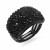 Gunmetal-Plated-With-Jet-Color-Stone-Stretch-Ring-Jet Black