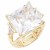Gold-Plated-Clear-Stone-Stretch-Ring-Gold clear