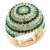 Gold-Plated-With-Green-Crystal-Stretch-Rings-Gold