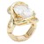 Gold-Plated-With-Clear-Stone-CZ--Strech-Rings-Gold