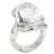 Rhodium--Color-With-Clear-Stone-Rings-Rhodium