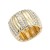 Gold-Plated-With-Clear-Stone-Stretch-Rings-Gold