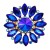 Gold-Plated-Stretch-Ring-with-Blue-AB-Crystal-Blue AB