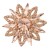Rose-Gold-Plated-Stretch-Ring-with-Peach-Color-Crystal-Rose Gold Peach