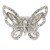 Rhodium-Plated-Butterfly-Stretch-Ring-with-Clear-Crystal-Rhodium Clear