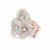 Rose-Gold-Plated-With-AB-Stone-Stretch-Rings-Rose Gold AB