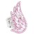 Rhodium-Plated-With-Pink-Crystal-Angel-Wing-Stretch-Rings-Rhodium Pink
