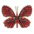 Gold-Plated-With-Red-Crystal-Butterfly--Stretch-Rings-Gold