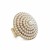 Gold-Plated-with-White-Pearl-Crystal-Stretch-Rings-Gold White