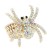 Gold-Plated-With-AB-Crystal-Spider-Stretch-Rings-Gold AB