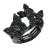 Jet-Black-Plated-With-Jet-Crystal-Butterfly-Stretch-Rings-Jet Black