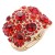 Gold-Plated-With-Red-Crystal-Stretch-Rings-Gold Red