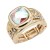 Gold-Plated-With-AB-Crystal-Stretch-Rings-Gold