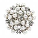 Gold Plated Pearl Stretch Rings
